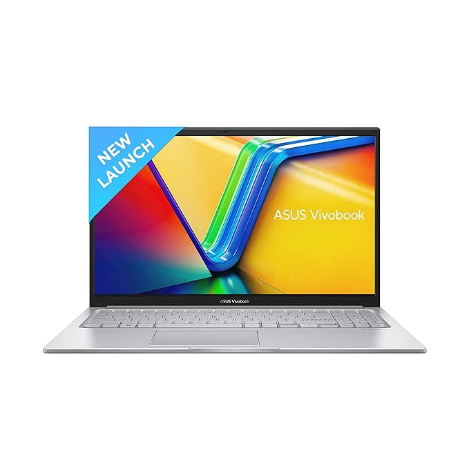 (Brand Refurbished) ASUS Vivobook 15 (2023), Intel Core i5-1335U 13th Gen, 15.6" (39.62 cms) FHD, Thin and Light Laptop (8GB/512GB SSD/Intel Iris Xᵉ/Win 11/Office 2021/Backlit KB/Silver/1.7 kg), X1504VA-NJ522WS