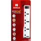 Havells EcoStar 4+1 Surge & Spike Guard with 2 Mtr. Wire