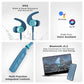(Open Box) boAt Rockerz 235 Pro Wireless Bluetooth Neckband in Ear Earphone, Upto 20 hrs of Playtime, Beast Mode, Low Latency, IPX5 Water & Sweat Resistance, ENx Technology, Bluetooth v5.2(Furious Blue)