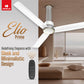 Havells 1200mm Elio BLDC Ceiling Fan | Remote Controlled, High Air Delivery Fan | 5 Star Rated, Upto 60% Energy Saving, 2+1* Year Warranty | (Pack of 1, Smoke Brown)