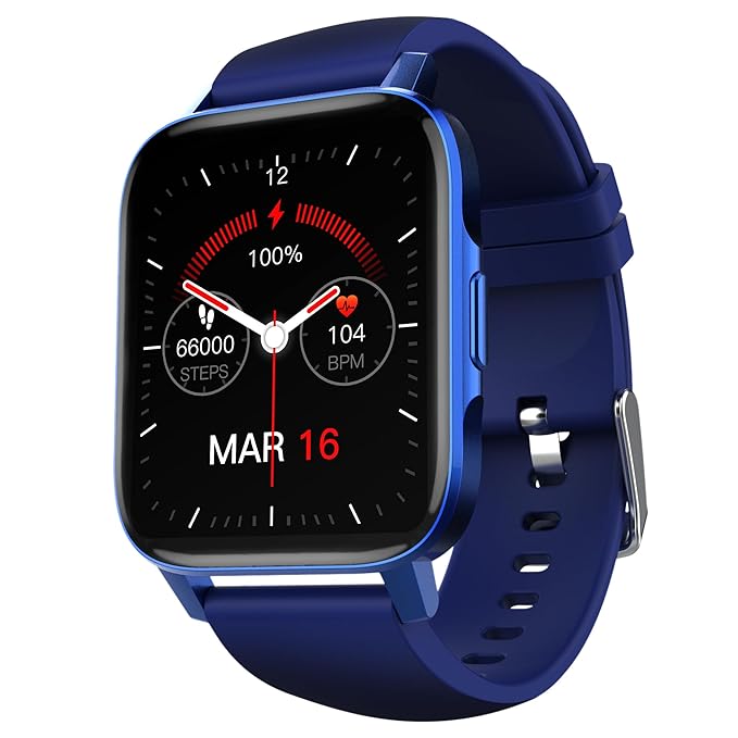 (Open Box) TAGG Verve NEO Smartwatch 1.69‰۪‰۪ HD Display | 60+ Sports Modes | 10 Days Battery | 150+ Maximum Watch Face Library | Waterproof | 24 * 7 HeartRate & Blood Oxygen Tracking | Games & Calculator