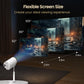 (Open Box) Portronics Beem 440 Smart LED Projector with 720p HD Resolution, Rotatable Design, Built-in Streaming Apps (Netflix, Prime Video, Hotstar), 2000 Lumens, Screen Mirroring, 3 Watts Speaker (White)