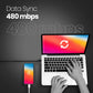 (Open Box)  FLiX (Beetel) USB to Type C PVC Data Sync & 2A Smartphone Fast Charging Cable, Made in India, 480Mbps Data Sync, Tough Cable, 1 Meter Long USB Cable for USB Type C Devices Black XCD-C12