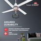 Havells Amaya 1400Mm Energy Saving With Remote Control 5 stars Decorative Bldc Ceiling Fan (Satin White)