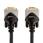 (Open Box) Amazon Basics 6-Feet VGA to VGA Cable for Monitor, Personal Computer (Black) & HL-007347 HDMI Input to DVI Output (Not VGA) Adapter Cable, 6 Feet, Black