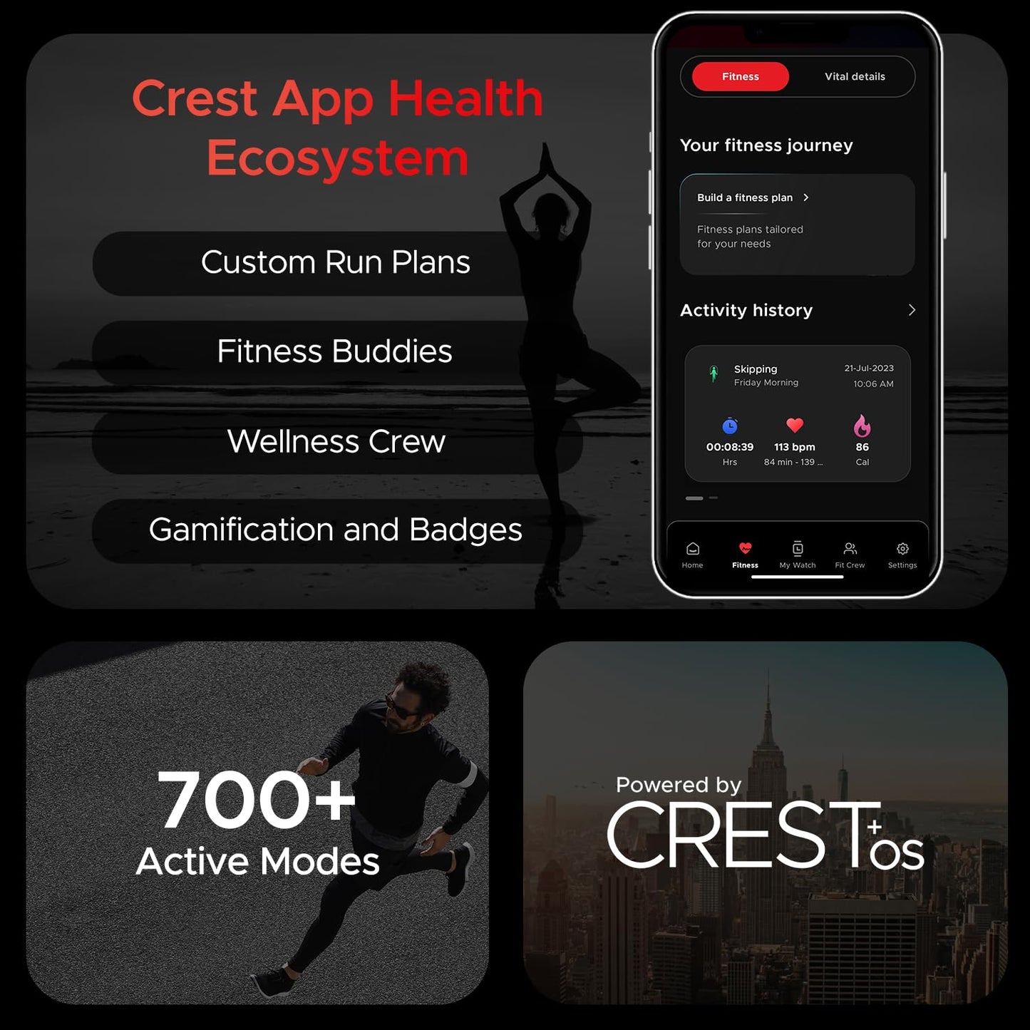 (Open Box) boAt Storm Call 3 w/TBT Navigation, Daily Activity Tracker, DIY Watch Face Studio,700+ Active Modes, 1.83" (4.6 cm) HD Display Fitness Smart Watch for Men & Women(Active Black)