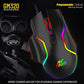 (Open Box) Ant Esports GM320 RGB Optical Wired Gaming Mouse | 8 Programmable Buttons | 12800 DPI I Ergonomic Design with Braided Cable - Black