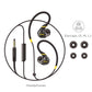 (Open Box) TCL Actv100 Wired in Ear Headphone with Mic (Black)