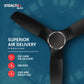 Havells 1200mm Stealth Air BLDC Motor Ceiling Fan | Remote Controlled, High Air Delivery Fan | 5 Star Rated, Upto 60% Energy Saving, 2 Year Brand Warranty | (Pack of 1, Pearl White)