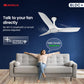 Havells 1200mm Stealth Air BLDC Ceiling Fan | Voice Controlled, Remote Controlled, High Air Delivery Fan, 5 Star Rated | Upto 60% Energy Saving, 2 Year Warranty | (Pack of 1, Pearl White)