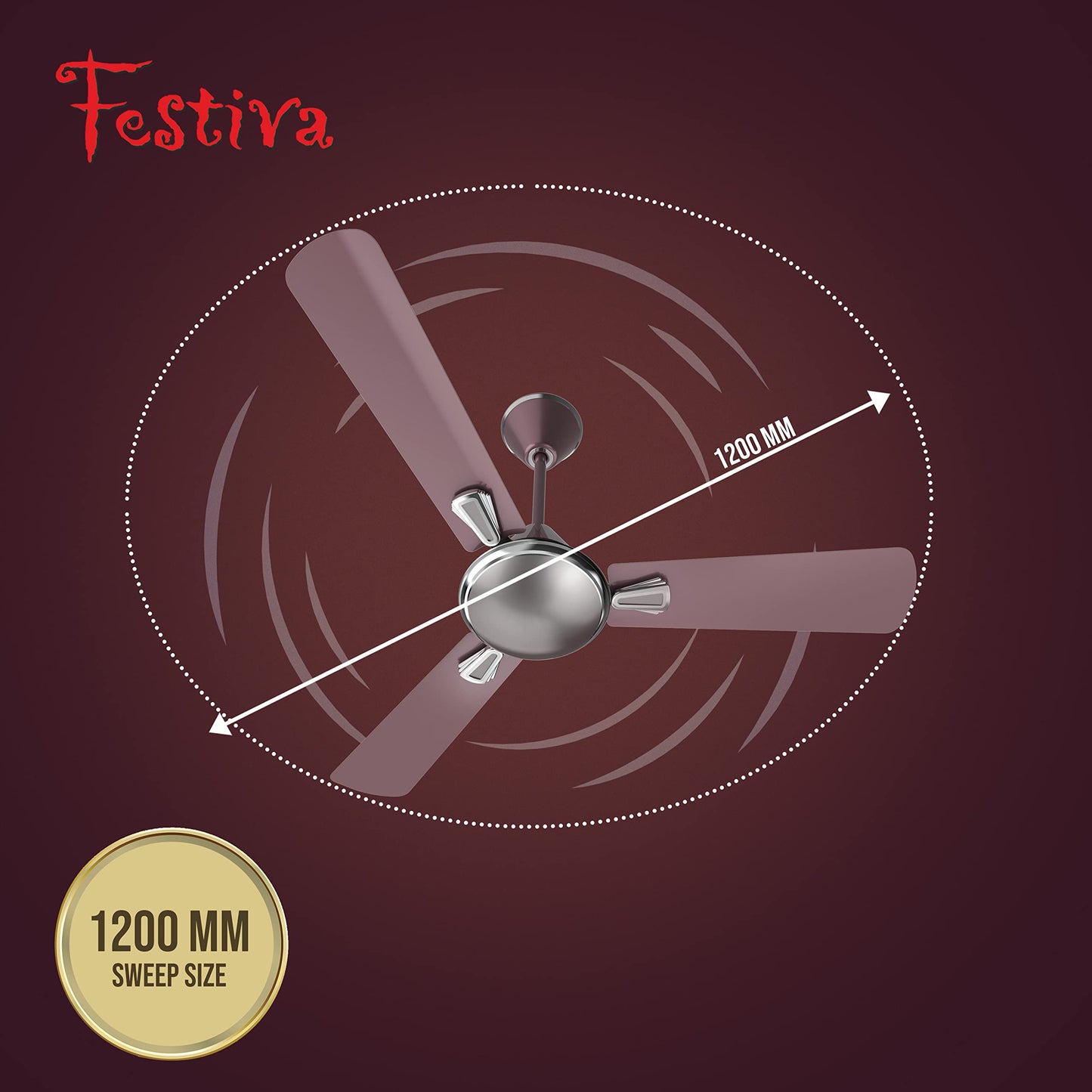 Havells Festiva 1200mm Dust Resistant Ceiling Fan