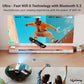 (Open Box) Lifelong Lightbeam Smart Projector for Home 4K Support, Native 720p HD Resolution, 2500 Lumen, Rotabable Design, Speaker, Android 11 with Built-in Apps (Netflix, Prime, Youtube) WiFi, 100''Max Display