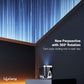 (Open Box) Lifelong Lightbeam Smart Projector for Home 4K Support, Native 720p HD Resolution, 2500 Lumen, Rotabable Design, Speaker, Android 11 with Built-in Apps (Netflix, Prime, Youtube) WiFi, 100''Max Display
