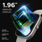 (Open Box) boAt Ultima Prism Smart Watch w/ 1.96" (4.9 cm) AMOLED Display, BT Calling, 700+ Activities, Always on Display, Female Wellness, IP67 Dust, Sweat & Splash Resistance, HR & SpO2(Steel Black)