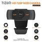 (Open Box) Tizum ZW79- HD 720p Webcam, Widescreen Viewing Angle, Auto Light Correction, Noise-Reducing Mic, for Skype, FaceTime, Hangouts, Xbox, PC/Mac/Laptop/MacBook/Tablet