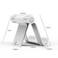 (Open Box) AmazonBasics Multi-Angle Portable Stand for Mobile Phones, Tablets and E-readers, Silver