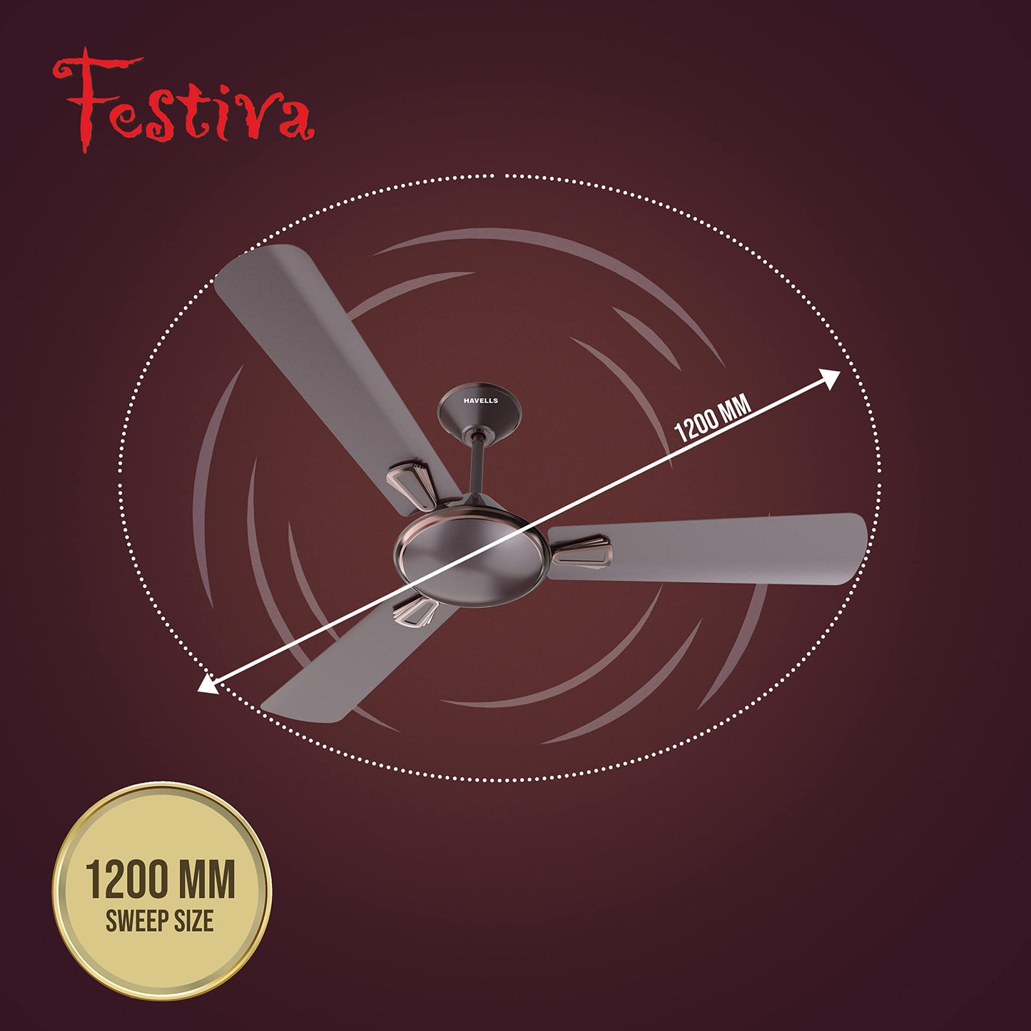 Havells Festiva 1200mm Dust Resistant Ceiling Fan