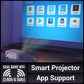 (Open Box) ZEBRONICS PIXAPLAY 15 Smart LED Projector with Dolby Audio, 5500 lumens, 4K Support, 180 Inch Screen Size, Supports Miracast, Bluetooth, USB, HDMI, WiFi, APP Support, 1080p Native