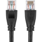 (Open Box) Amazon Basics RJ45 Cat-6 Ethernet Patch Internet Cable For Personal Computer - 50 Feet (15.2 Meters) (Black)