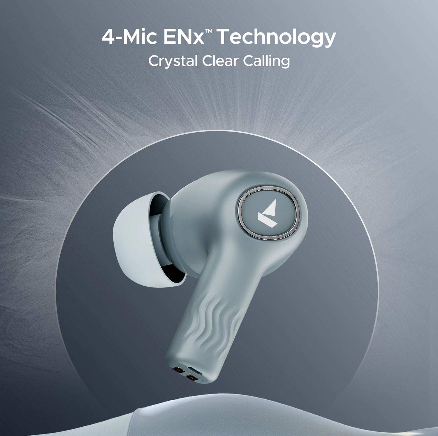 (Open Box) boAt Nirvana Ion ANC 120HRS Battery, Crystal Bionic Sound w/Dual EQ Modes, 4Mics ENx, App Support, Low Latency, IPX4, v.5.2 Bluetooth TWS in Ear Earbuds Wireless Earphones with mic