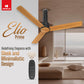 Havells 1200mm Elio BLDC Ceiling Fan | Remote Controlled, High Air Delivery Fan | 5 Star Rated, Upto 60% Energy Saving, 2+1* Year Warranty | (Pack of 1, Smoke Brown)