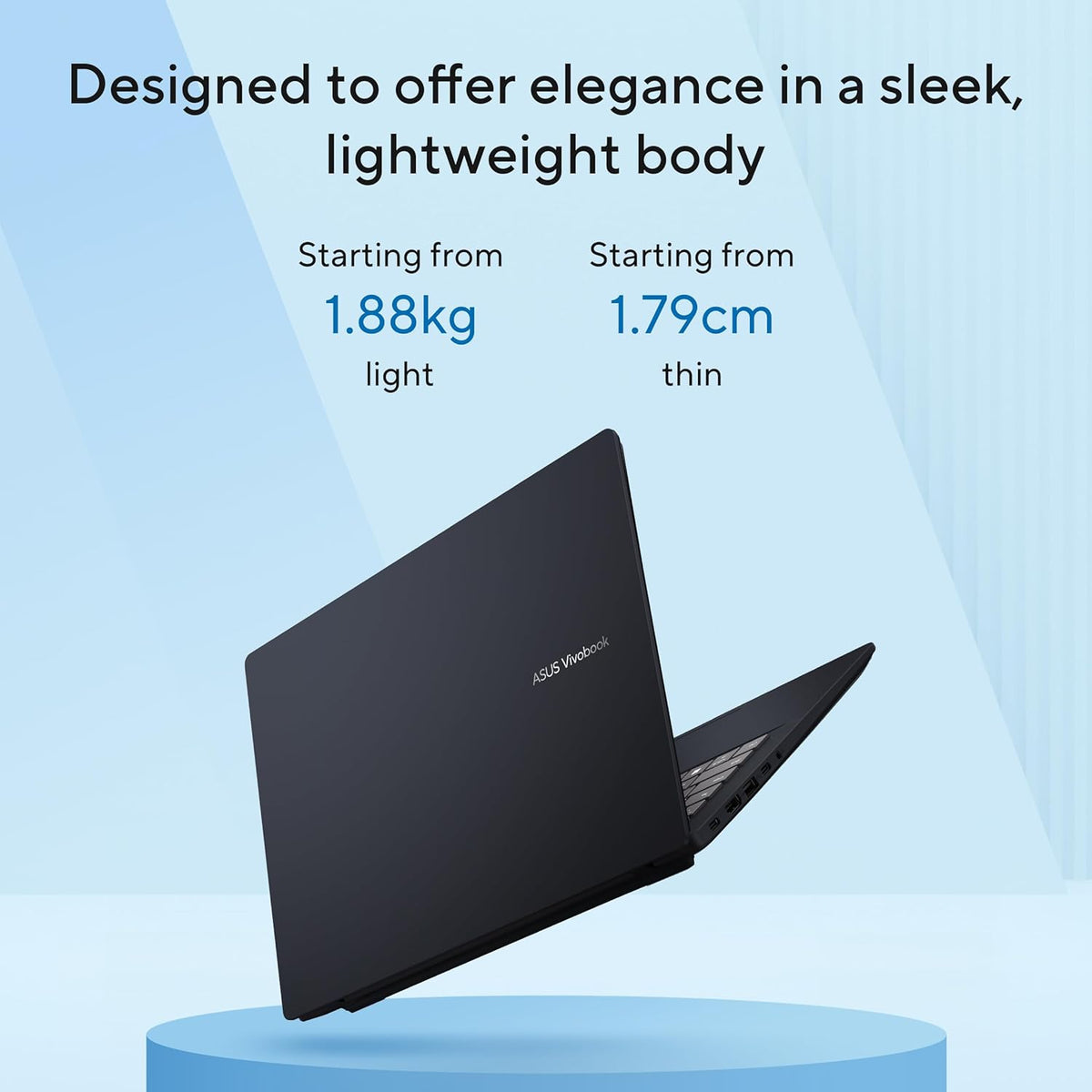 (Brand Refurbished ) ASUS Vivobook 16,Smartchoice, Intel Core Ultra 5 (Series 2),16GB RAM,512GB, Blue,1.88 kg X1607CA-MB139WS, AI Laptop