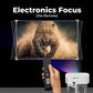 (Open Box) ZEBRONICS PIXAPLAY 15 Smart LED Projector with Dolby Audio, 5500 lumens, 4K Support, 180 Inch Screen Size, Supports Miracast, Bluetooth, USB, HDMI, WiFi, APP Support, 1080p Native