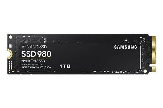 (Open Box) Samsung 980 1TB Up to 3,500 MB/s PCIe 3.0 NVMe M.2 (2280) Internal Solid State Drive (SSD) (MZ-V8V1T0)