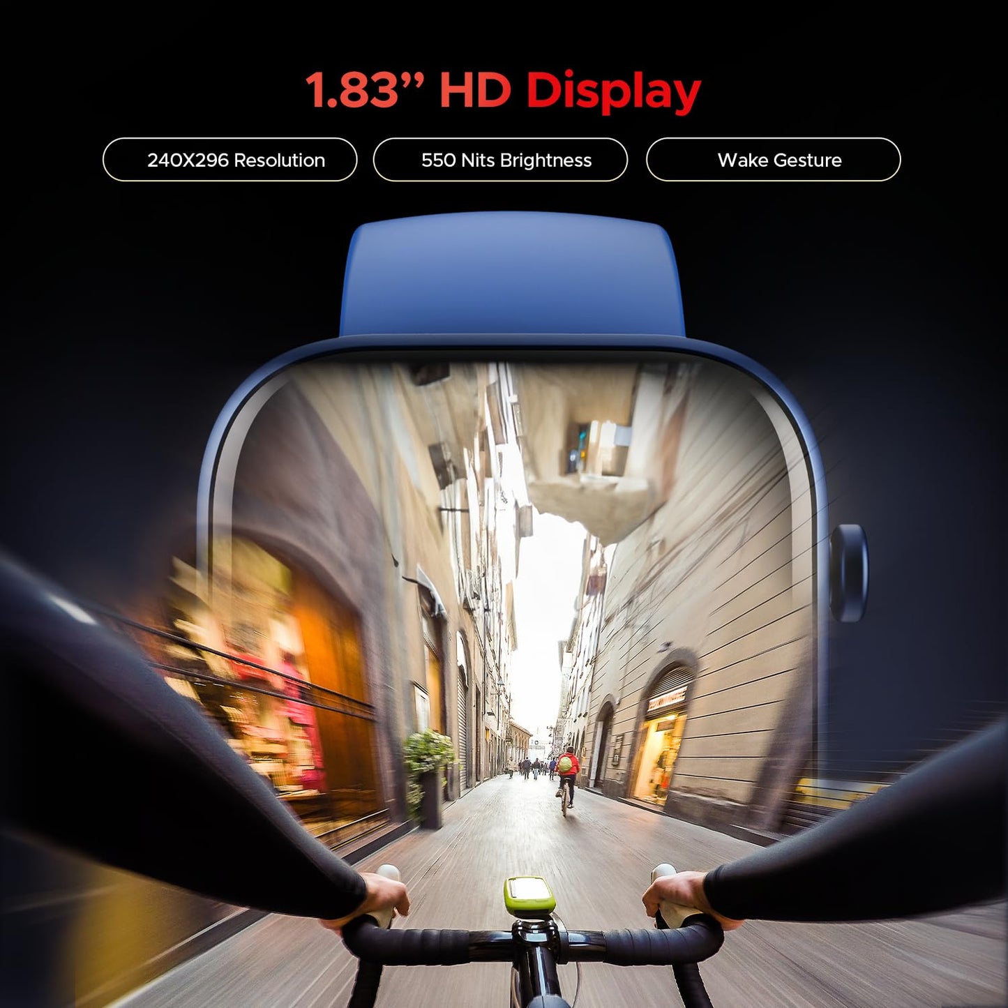 (Open Box) boAt Storm Call 3 w/TBT Navigation, Daily Activity Tracker, DIY Watch Face Studio,700+ Active Modes, 1.83" (4.6 cm) HD Display Fitness Smart Watch for Men & Women(Active Black)