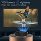 (Open Box) Portronics Beem 440 Smart LED Projector with 720p HD Resolution, Rotatable Design, Built-in Streaming Apps (Netflix, Prime Video, Hotstar), 2000 Lumens, Screen Mirroring, 3 Watts Speaker (White)