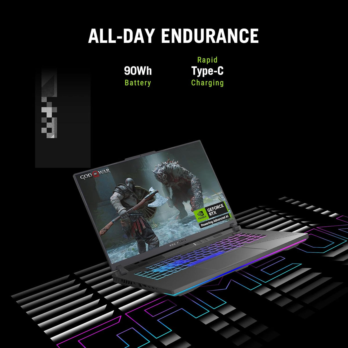 (Brand Refurbished) ASUS TUF F16, 14th Gen,Intel Core i7-14650HX,RTX 5060-8GB,16GB,1TB,FHD+,16",165Hz,90WHrs,Windows 11 ,Jaeger Gray,2.2 Kg, FX608JMR-RV049WS, Gaming Laptop