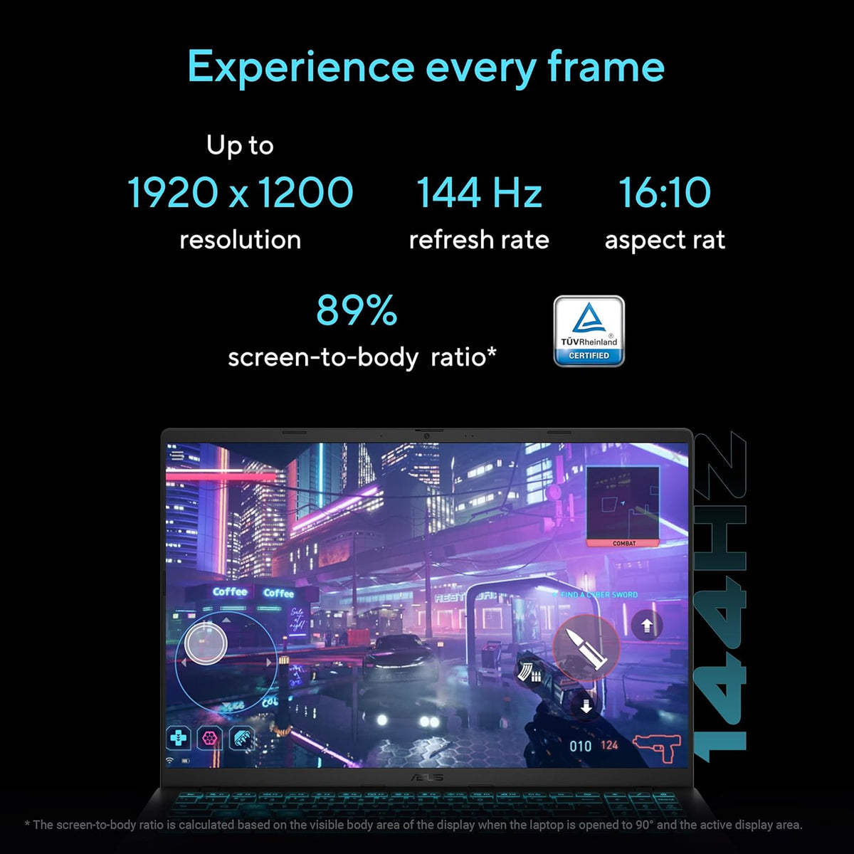 (Brand refurbished) ASUS Gaming V16 (2025),Intel Core 5 210H (i5-14th Gen),RTX 4050-6GB,16GB RAM,512GB SSD,Windows 11,16"(40 cm),144Hz, Matte Black,1.95 Kg,V3607VU-RP550WS,Gaming Laptop