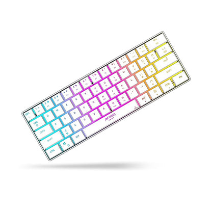 (Open Box) Ant Esports MK1500 Mini 60% Pro Wireless Gaming Keyboard, White