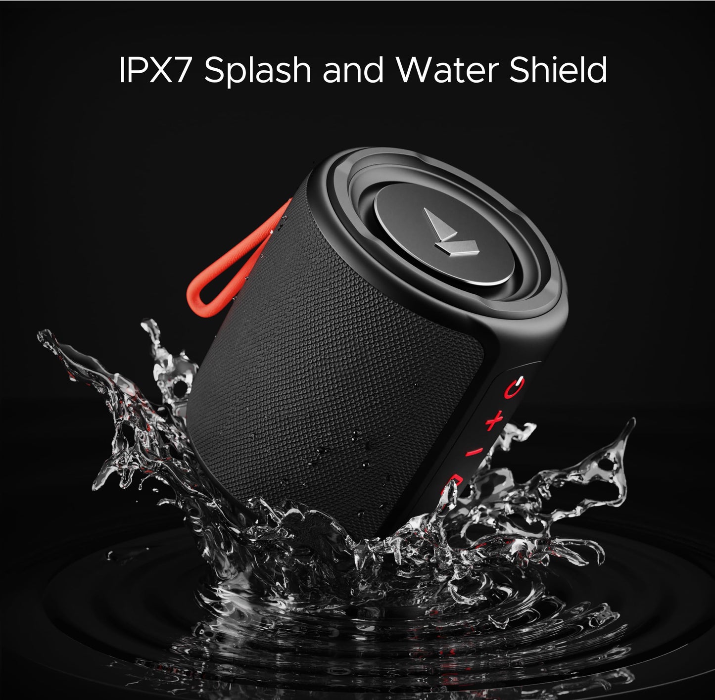 (Open Box) boAt Stone 352 Bluetooth Speaker with 10W RMS Stereo Sound, TWS Feature, Up to 12H Total Playtime, Multi-Compatibility Modes and Type-C Charging(Assassin Red-Deadpool Edition)