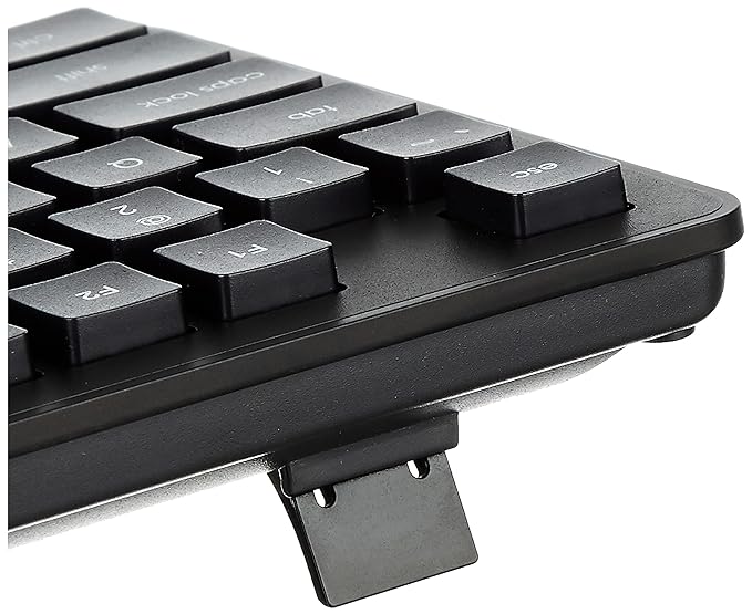 (Open Box) Amazon Basics Wired Keyboard for Windows, USB 2.0 Interface, for PC, Computer, Laptop, Mac (Black)