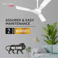 Havells 1200Mm Enticer Bldc Motor Ceiling Fan 5 stars With Remote,100% Copper Upto 55% Energy Saving With Eco Active Technology,High Air Delivery (Pack Of 1,Pearl White Chrome)