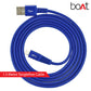 (Open Box) boAt para-Armour Lightning Cable MFI Certified - 1.5m (Blue)