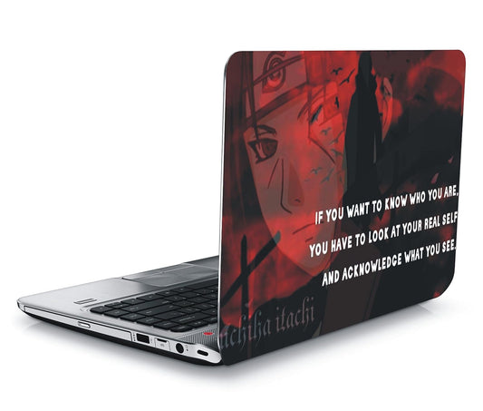 SANCTrix Naruto Laptop Skin Stickers (15.6 inches) For Dell/Lenovo/Acer/HP with Three Mobile Sticker