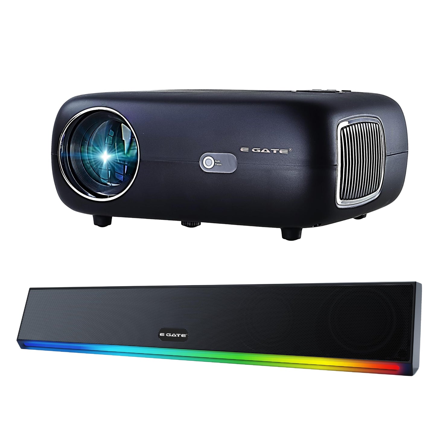 (Open Box) Egate K9 Pro-Max Android FHD 1080p LED Projector,