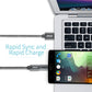(Open Box)Mivi OAC2AMN Type-C to Micro USB OTG Adapter - (Space Grey)