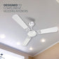 Havells Enticer Art Collector Edition 1200mm Decorative, Dust Resistant, High Power in Low Voltage (HPLV), High Speed Ceiling Fan (Rose Gold)