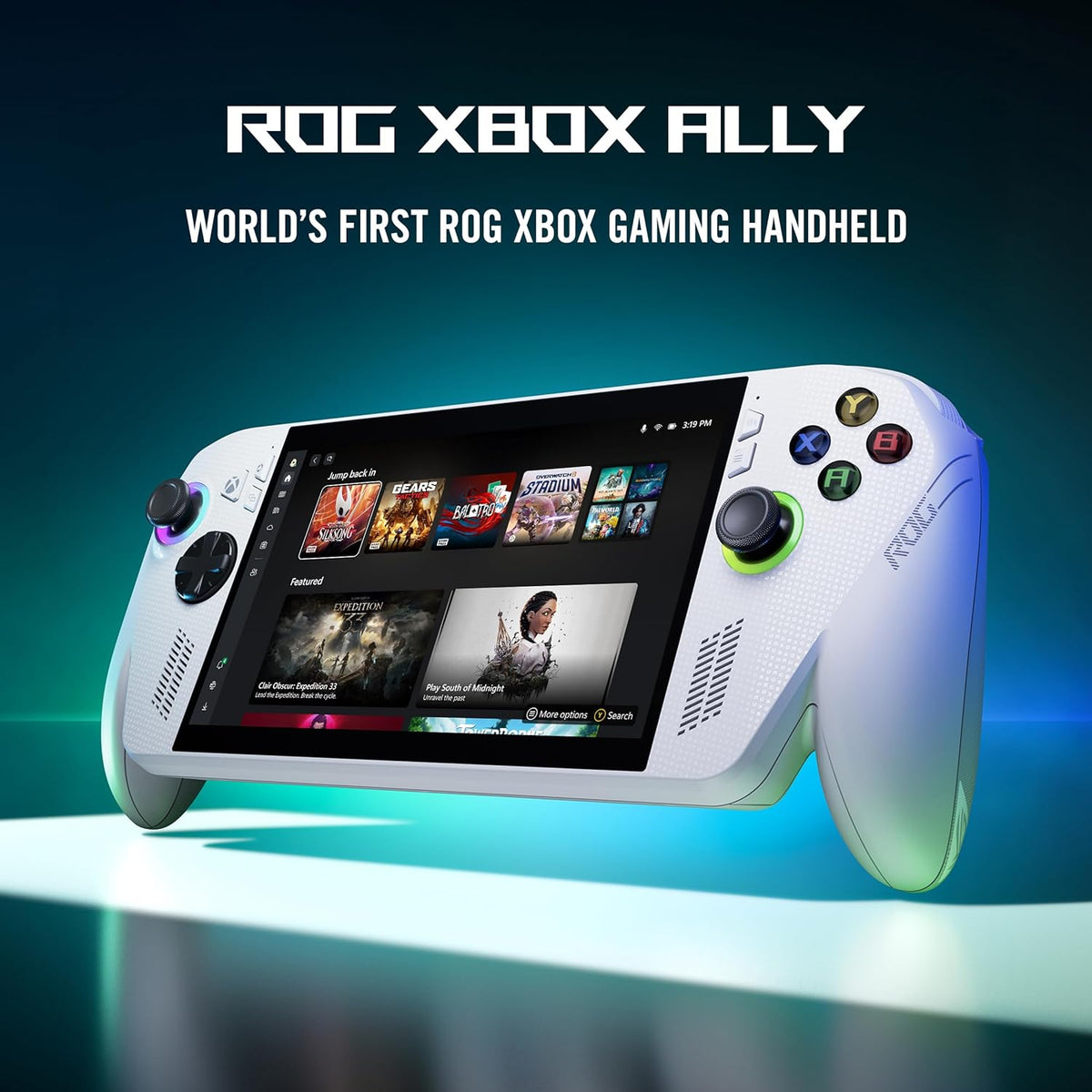 (Brand Refurbished) ASUS ROG XBOX Ally (2025) RC73YA-NH010W, AMD Ryzen Z2 A Processor,16GB RAM, 512GB SSD, 7"/17.8cm, FHD, Touchscreen,120Hz, 500 nits, Windows 11 Home, White