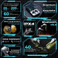 (Open Box) TRIGGR Kraken X4 with 13mm Drivers, 40ms Latency, ENC, 60H Battery, Rubber Finish, v5.4 Bluetooth (Gotham Black, True Wireless)
