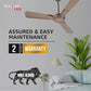 Havells 1200Mm Enticer Bldc Motor Ceiling Fan 5 stars With Remote,100% Copper Upto 55% Energy Saving With Eco Active Technology,High Air Delivery (Pack Of 1,Pearl White Chrome)