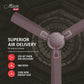 Havells 1200mm Milor BLDC Motor Ceiling Fan | 5 Star with RF Remote, 100% Copper, High Air Delivery | Upto 57% Energy Saving, ECO Active Technology, Flexible Timer Setting |