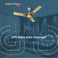 Havells 1200Mm Festiva Prime Bldc Motor Ceiling Fan|5 Stars Cf With Rf Remote, 100% Copper, Upto 57% Energy Saving|Eco Active Technology, 2 Year Warranty|(Pack Of 1, Dusk Chrome)