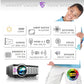 (Open Box) Egate K9 Pro-Max Android FHD 1080p LED Projector,