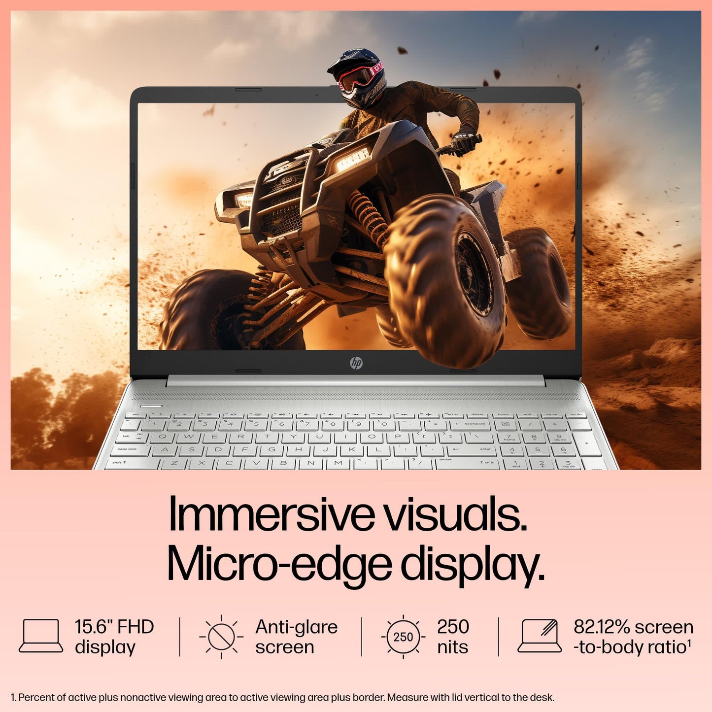 (BRAND REFURBISHED)HP Laptop 15s, Intel Celeron N4500, 15.6-inch (39.6 cm), HD, 8GB DDR4, 512GB SSD, Intel UHD Graphics, 720p HD Camera, Thin & Light, Dual Speakers (Win 11, Black, 1.65 kg), fq3066TU