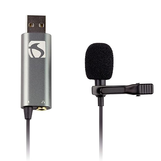 (Open Box) Industry Standard Sound ISSLM420H Lavalier Microphone (Black)