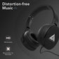 (Open Box) Boult Audio Bass Buds Q2 Lightweight Stereo Wired Over Ear Headphones Set with Mic with Deep Bass, Comfortable Ear Cushions, & Long Cord (Black)
